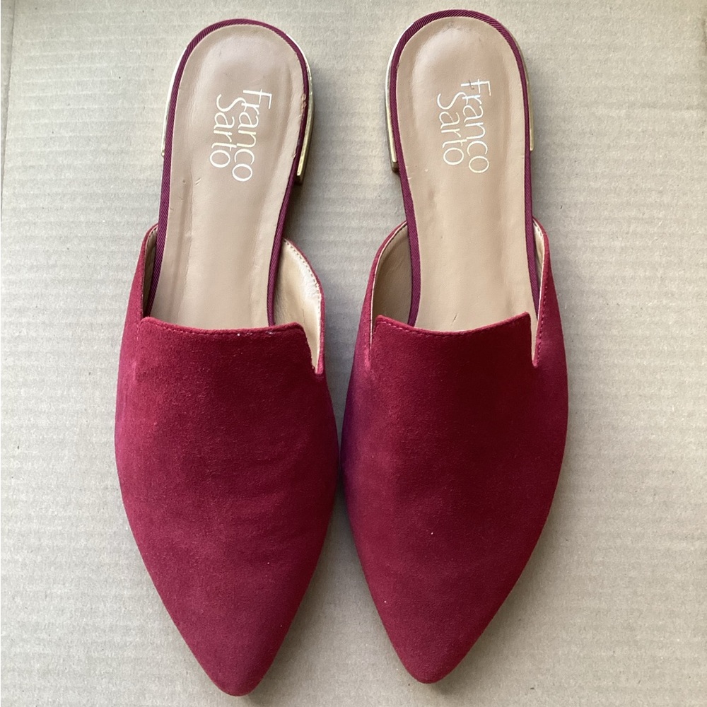 Franco Sarto Russo Suede Mules